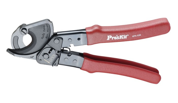 6PK-535 同軸電纜省力棘輪剪線鉗(130mm)