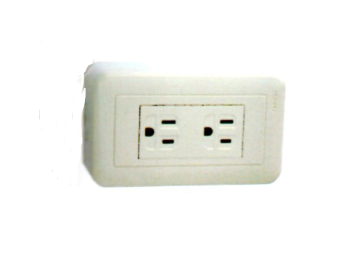 BOX-1512 明BOX聯蓋附接地雙插座