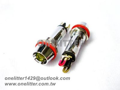 10mm銅殼超亮LED指示燈110V黃  AD210110Y