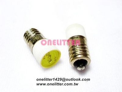 LED燈泡E10 24V黃色 GAD1024Y