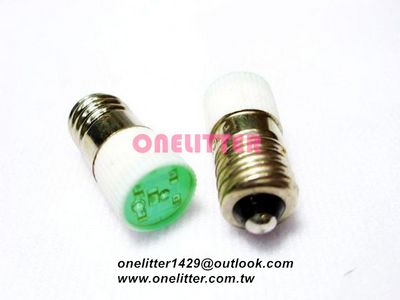 LED燈泡E10 110V綠色 GAD10110G