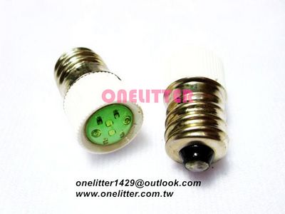 LED燈泡E12 110V綠色  GAD12110G