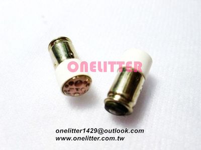 LED燈泡 24V 紅色 底座小 BA6S-B24R