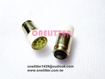 LED燈泡 24V 黃色 底座小 BA6S-B24Y