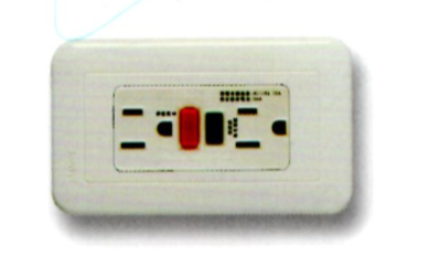 JY-1510SN 聯蓋漏電保護附接地雙插座