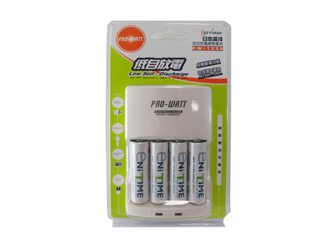 PW1236EN-21  低自放電充電器附AA 2100mAh*4只